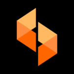 Logo oficial da SpaceLearn com fundo preto.